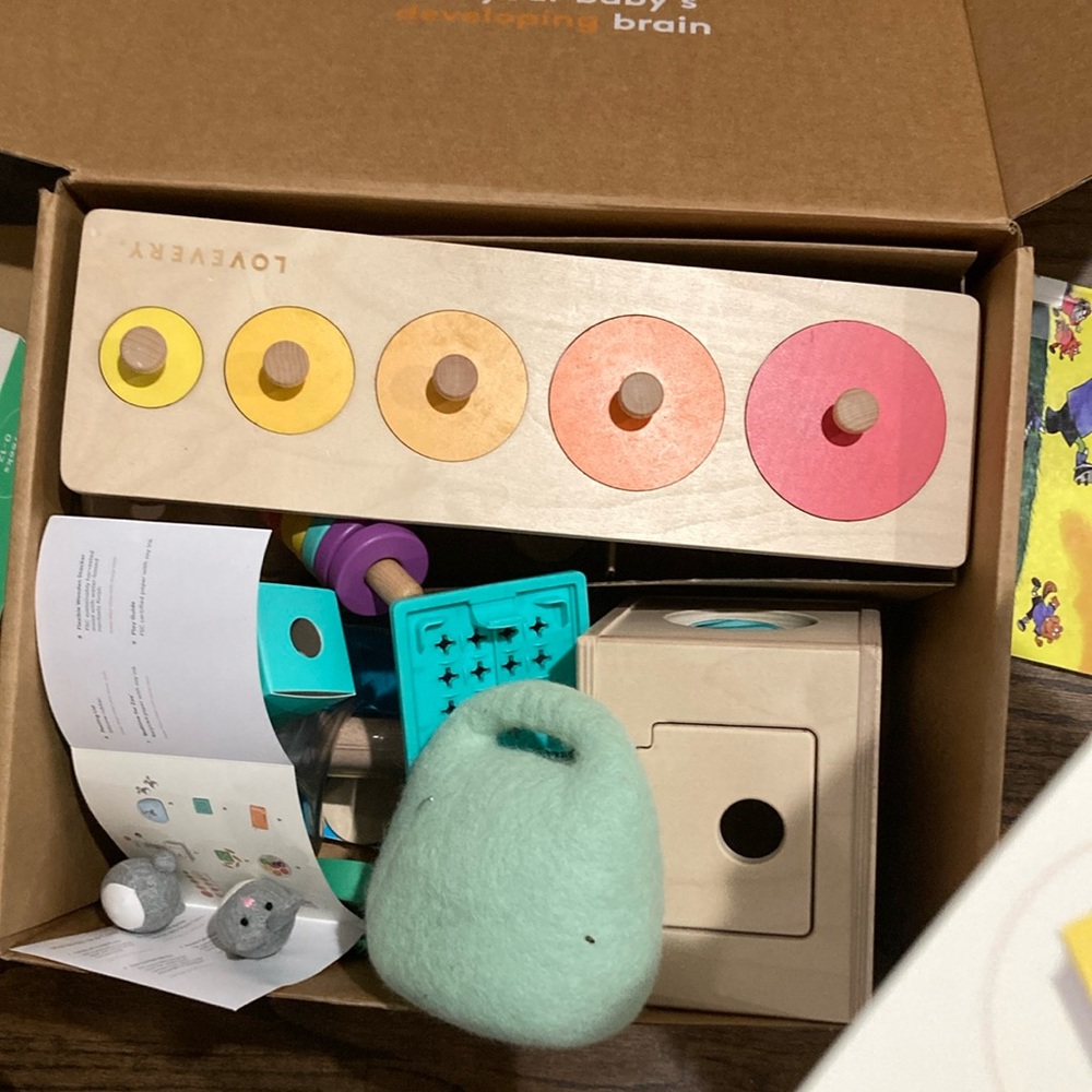 Complete Lovevery Babbler kit in original packaging